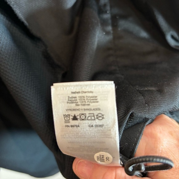 COLUMBIA Sz L Hooded Zip Up Mesh Lining Pockets Drawstring Wind Breaker Jacket - Picture 6 of 15